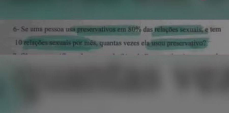 VÍDEO: Pai denuncia escola por questão com conteúdo sexual em atividade de aluna de 10 anos, em Alta Floresta