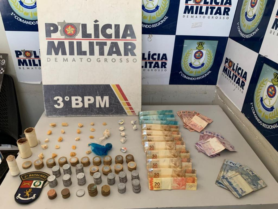 PM liberta mulher vítima de cárcere privado e fecha ponto de tráfico em Cuiabá