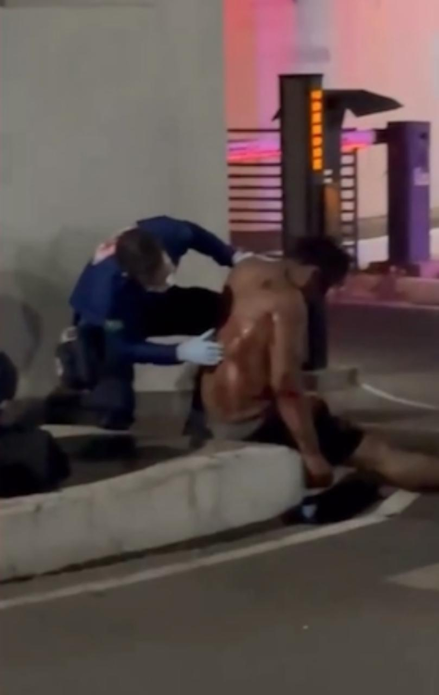 VÍDEO: Homem é sequestrado, baleado e resgatado na portaria de condomínio